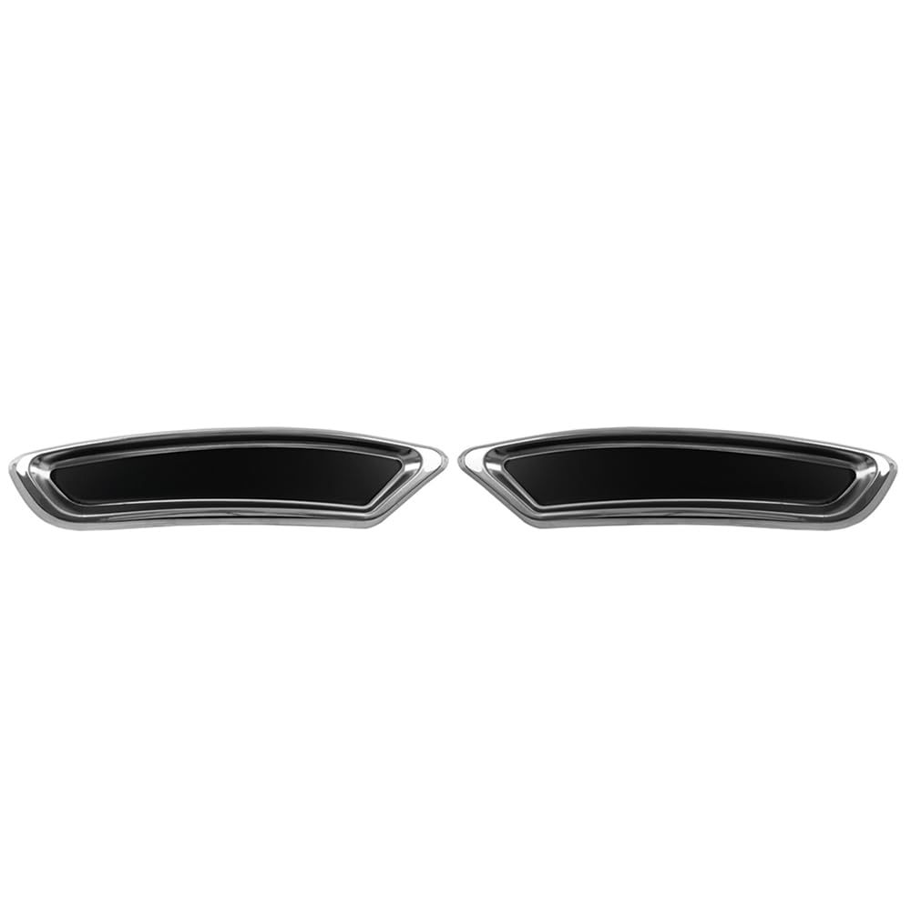 ROBUST 2x Chrom Edelstahl Auspuffrahmen Blenden für Volkswagen Passat B8 2014-2019