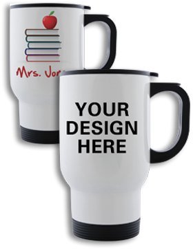 Personalized Mug Custom Mug With Photo Or Logo (14Oz, White Travel) #TOP2