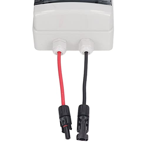 Interruptor Isolador CC PV, Disjuntor CC, Tampa Transparente Resistente a Intempéries 500 V IP65 par