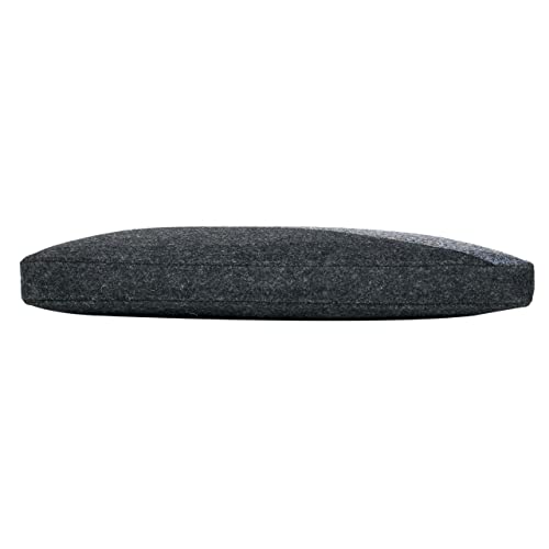 Image of OON Laptop Sleeve Stylish Black & Dark Grey Printed Felt for 15 Inch Device