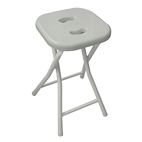 Gedy Sgabello bagno richiudibile, Misure e peso: 46,5X26X28 CM & 1,156 KG, Sgabello richiudibile in...