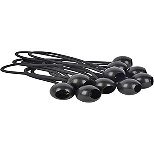 WERKA PRO - 11281 Attache pour bâche WERKA PRO - 11281-Attache Rapide élastique-10pcs-Noir, Noire