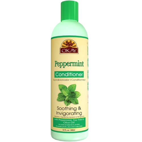 Okay | Soothing And Invigorating Peppermint Conditioner | Helps Refresh, Revitalize, And Add Softness To Hair | Sulfate, Silicone, Paraben Free For All Hair Types And Textures | Made In Usa 12Oz 355Ml #TOP14