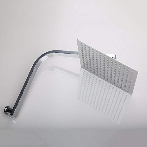Ensemble de douche combiné de luxe avec colonne effet pluie 16 pouces chrome