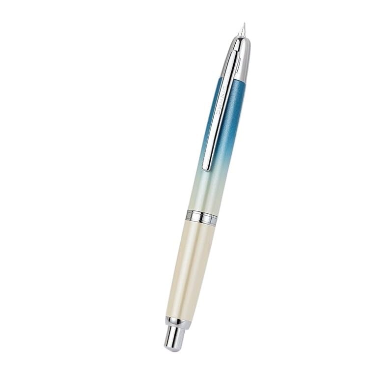 Stylo plume rétractable en métal F 0,5mm pour l'école et le bureau - Lot de 10 stylos colorés