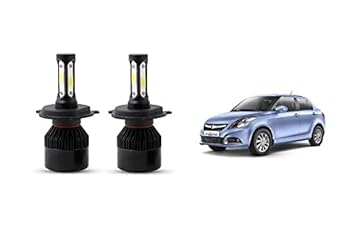 RS Enterprises Cars Maruti Suzuki Swift Dzire 2016 Car Light , LED Headlight 9000LM 65K (Pack of 2)