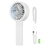 LEBKOVL Ventilador de Mano Portátil,4000mAh Ventilador de Mesa USB Pequeño