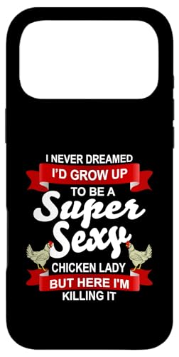 Backyard Hen Humor Super Sexy Chicken Lady �ʔ������p �X�}�z�P�[�X iPhone 17 Pro Max �p