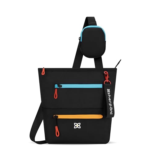 Image of Sherpani Sadie, Nylon Crossbody Bag, Lightweight Shoulder Bag, Travel Cross Body, Crossbody Purse for Women, RFID Protection, Removable Coin Purse, Travel Gift (Chromatic Heritage)