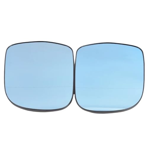 Cristal espejo retrovisor azul gran angular con calefacción para evitar ángulos muertos 5