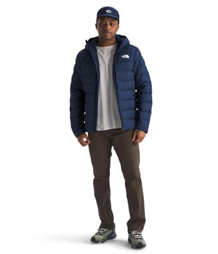 Image of THE NORTH FACE Men's Aconcagua 3 Hooded Jacket | Insulated, Wind & Water Resistant, Attached 3 Piece Hood With Cinch Cord