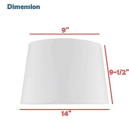 Image of Aspen Creative 32987, Empire Spider Lamp Shade, Natural Banana Leaf, 9 inch Top x 14 inch Bottom x 9-1 /2 inch Slant