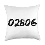 02806 zip design for Rhode Islander men and women in brush lettering. No need for anyone to ask, where you from? Represent your area with this homage to 02806 R.I. neighborhood design. Barrington 02806 makes a great gift idea for birthday, Mother's D...