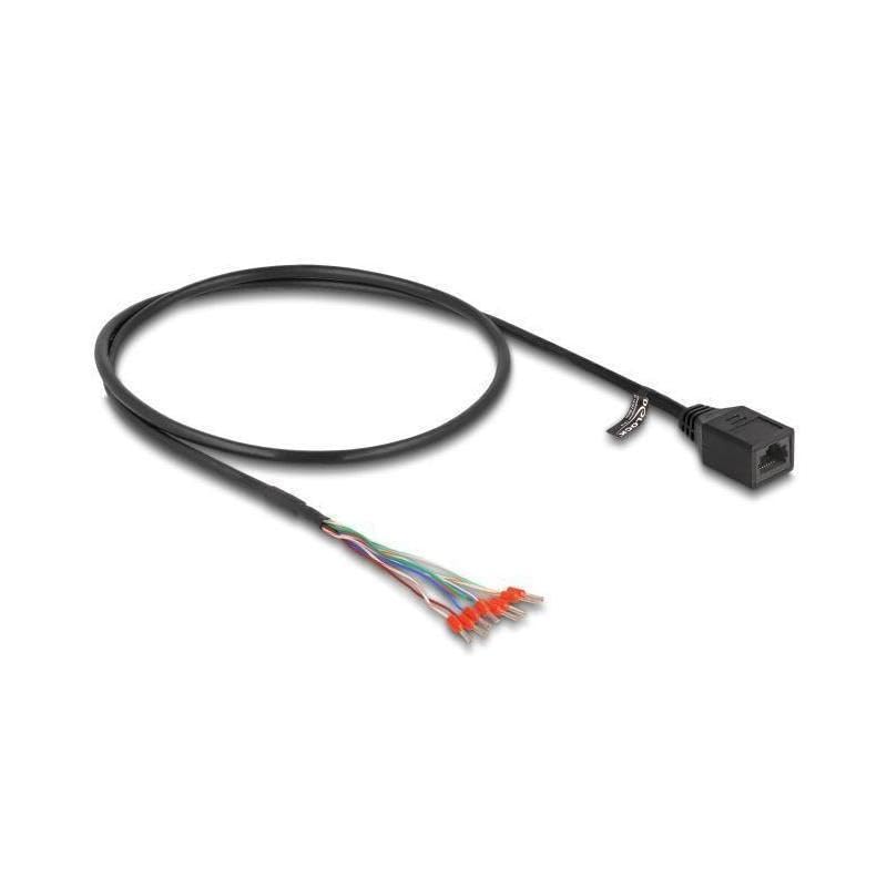 DeLOCK 88005 câble de réseau Noir 0,5 m Cat5e