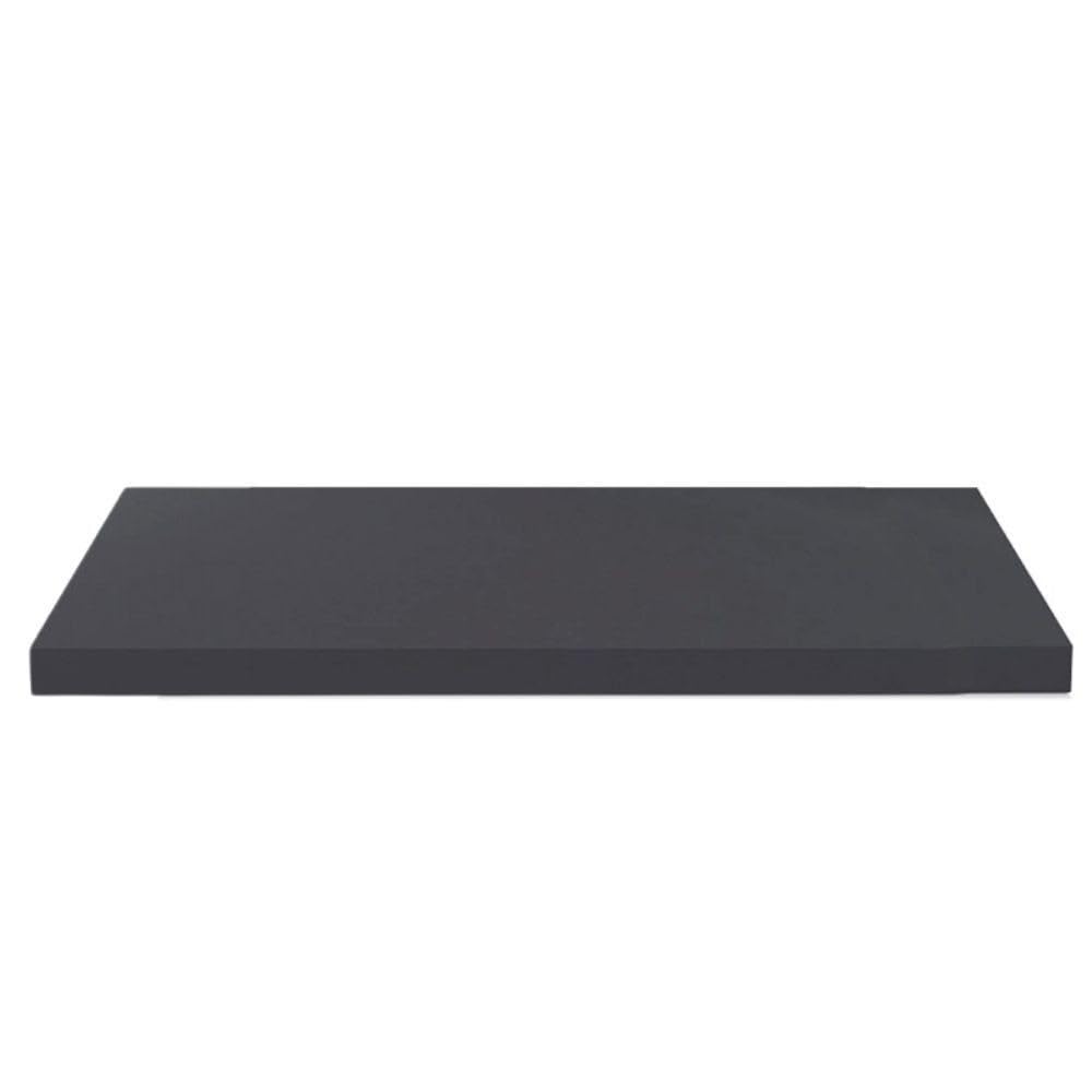 Top Non Forato 240x60x3.8 con Bordo Poliuretano in Antracite Satinato