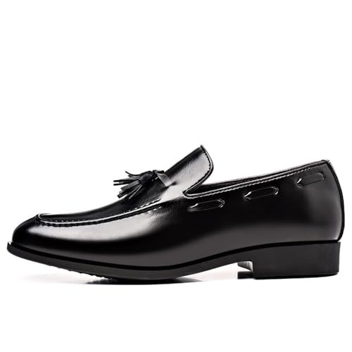 Image of Men's Loafers Dress Shoes Loafers Formal Tassels Business Casual Tuxedo Shoes