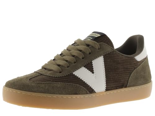 victoria Basket Berlín Ciclista Pana & Piezas En Contraste & Suela Color Caramelo 1126220 para Mujer Kaki 38