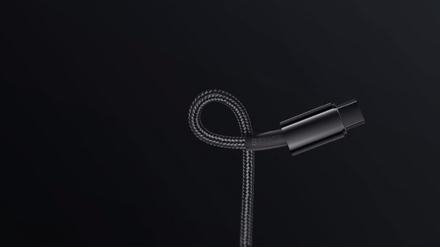 Baseus USB C Cable, 100W PD 5A QC 4.0 Fast Charging USB C to USB C Cable, Zinc Alloy Nylon Braided Type C Data Cable for Samsung S21 S20+ S10 Note 10 iPad Pro MacBook Pro Google Pixel and more (2M)