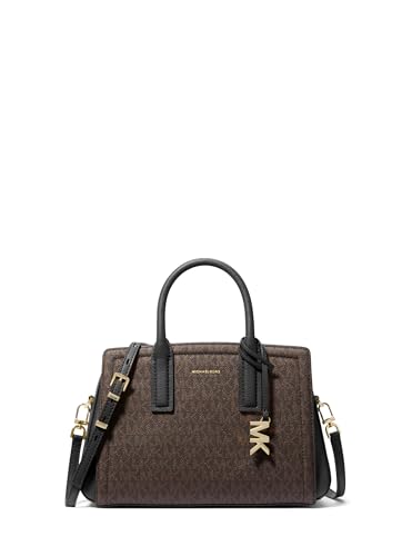 Michael Kors Bolsa pequena Laila, marrom/preta, Marrom/preto