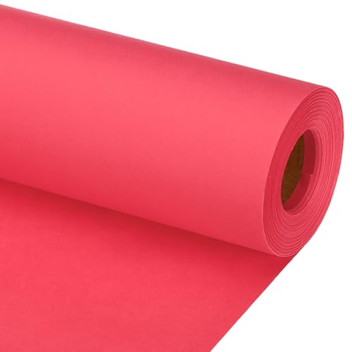 Rouleau de papier kraft 80 GSM supérieur rouge pour emballage d'affiches