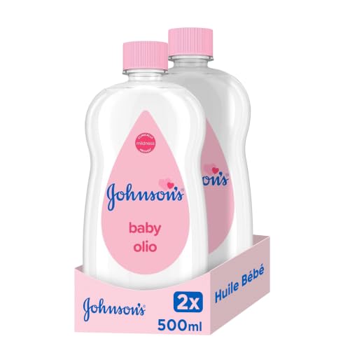 Johnsons JOHNSON'S - Baby Oil, (1 X 500 ML) (Packung mit 2)