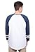 NFL Ultra Game Men's T-Shirt Raglan Baseball 3/4 Long Sleeve Tee Shirt, White, ,