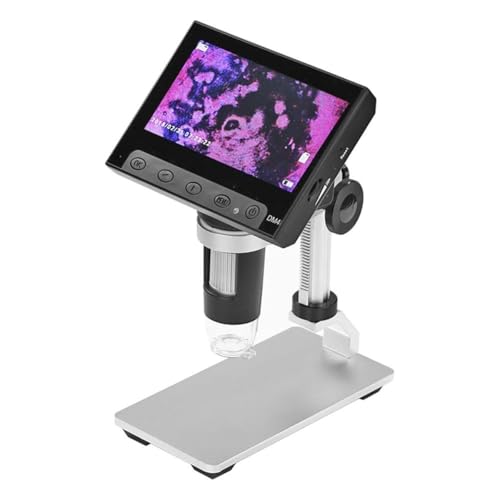 Microscope 1000X 4.3 Inch Digital Microscope HD 1080P Electronic Desktop Magnifier(DM4 USB HD 4.3 inch)