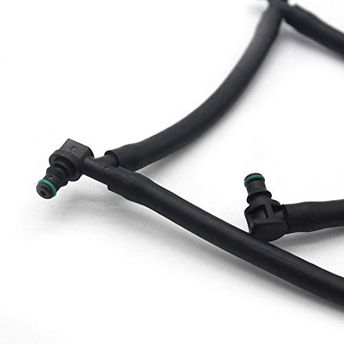 Yorten Tubo flexível para vazamento de combustível compatível com Ford Focus C-MAX S-MAX Mondeo Kuga