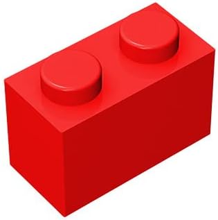 Vista 5 de Ladrillo de construcción clásico de 1 x 2, bloque de ladrillo a granel de 100 piezas, compatible con piezas y piezas 3004, juego creativo, 100%