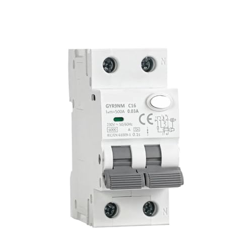 Disyuntor de corriente residual tipo A 2P 25A con interruptor magnetotérmico 30mA
