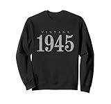 Photo Gallery vintage 1945 (grigio antico) 80 compleanno felpa Photo Gallery vintage 1945 (grigio antico) 80 compleanno felpa