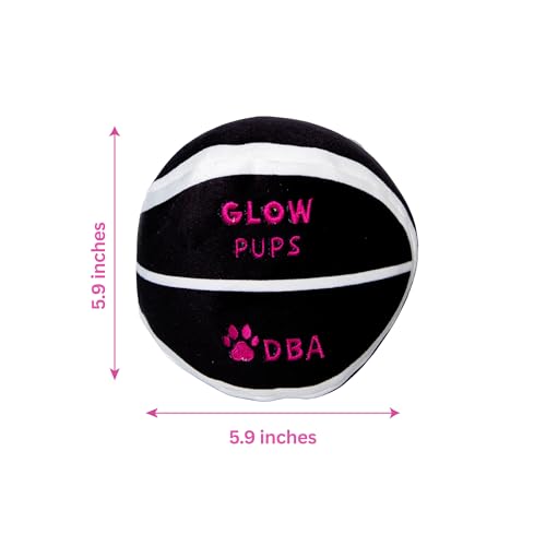 Juguete para perros Glow Pups balón de básquet grande miniatura 4