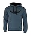 Produktbild ROCK-IT Apparel Kapuzenpullover Herren Kapuzensweater Urban Streetstyle Hoodie mit Kapuze und Fleece-Innenseite Premium Hoody S-5XL Farbe Coronet Blau L