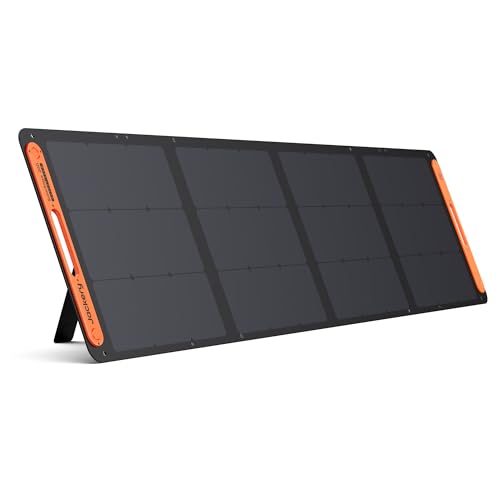 Jackery SolarSaga 200W Portable Solar Panel,IP68 Foldable Bifacial Solar Panels,Compatible with Jackery Explorer Power Station and Solar Generator,for Rooftops Outdoor Camping Off-Grid (Renewed)