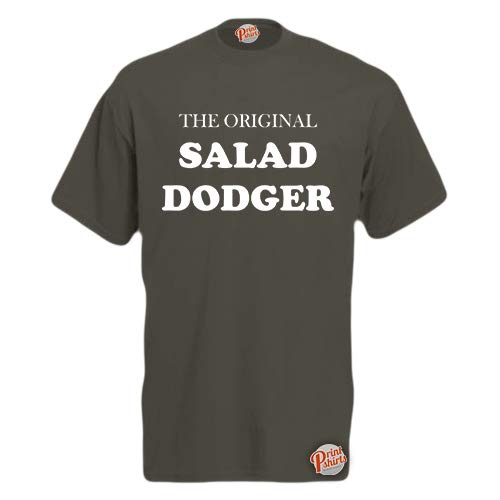 Brook Hi Vis UK The Original Salad Dodger! Mens Funny T-Shirt Graphite Large