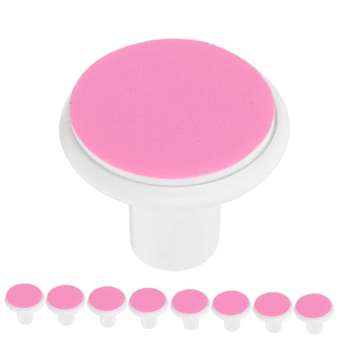 Healeved 10pcs電気ベビーネイルファイル交換ヘッド幼児ネイルトリマー粉砕ヘッドアクセサリーキッドマニ ベイビーネイルトリマー交換パッドピンク