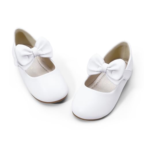 Image of PANDANINJIA Toddler Dress Shoes Flower Girls Ballet Flats