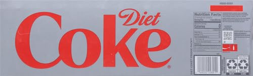 Image of Diet Coke Soda Soft Drink Cans, 12 fl oz, 36 Pack