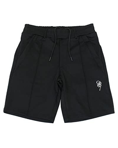 ゴルフウェア メンズ ハーフパンツ ショートパンツ ゴルフパンツ GIORNO SEVEN ジョルノセブン ショーツ 短パン 春夏 ストレッチ ボトムス ジャージ 3-センターシームブラック XXL
