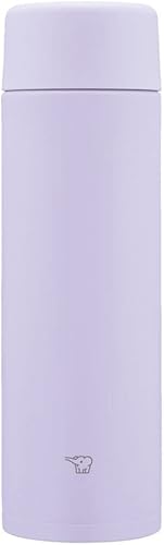 Zojirushi SM-ZB48-VM Water Bottle, Seamless 16.9 fl oz (480 ml), Screw, Stainless Steel Mug, Lilac Purple, Integrated Sink and Washer, Easy to