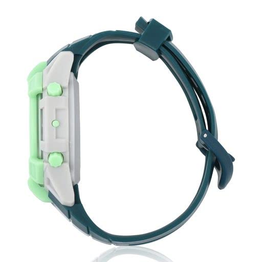 Image of Lucasfilm Star Wars Baby Yoda Kids Digital Watch Set - LED Flashing Lights, LCD Watch Display, Sweat Band, Kids, Boys Watch, Plastic Strap in Blue (Model: MNL40032AZ)