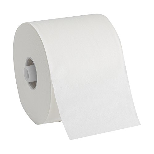 Cormatic 12520 White 2-Ply Embossed EPA Compliant Bathroom Tissue, 4.05