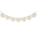 Mkono Macrame Woven Wall Hanging Fringe Garland Banner Bohemian Wall Decor Woven Home Decoration for Apartment Bedroom Living Room Nursery, 5" W x 40" L