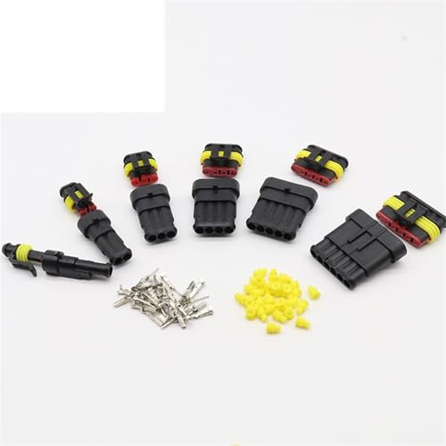 Connecteurs auto ignifuges 4P étanches pour phares HID voiture