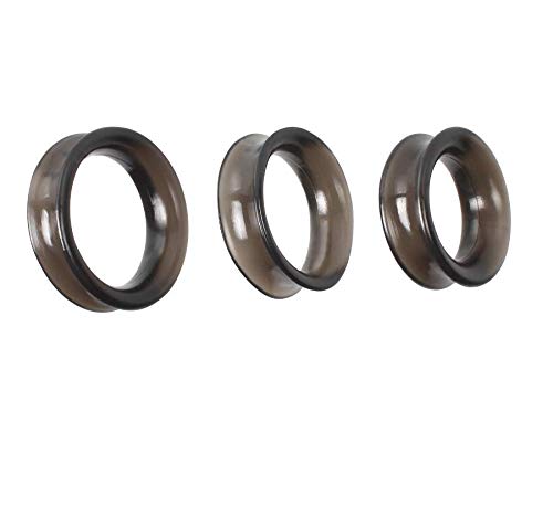 Roo-16HAO 3 pieces of black silicone ring, light and easy to carry -491