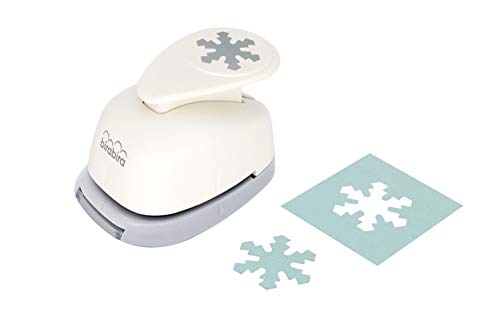 Bira Craft 1 inch Snowflake Lever Action Craft Punch, Christmas Punch, for Paper Crafting Scrapbooking