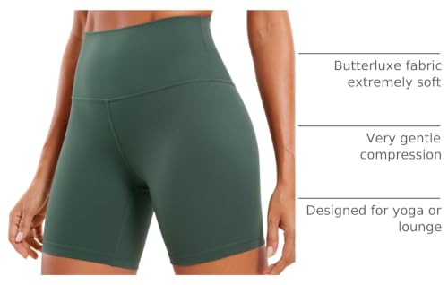 Image of CRZ YOGA Butterluxe Biker Shorts 6 inch | Extremely Soft, Gentle Compression, Yoga, High Waisted, for Women