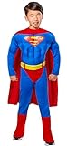 Superman Muskel-Kostüm Größe 5 -7