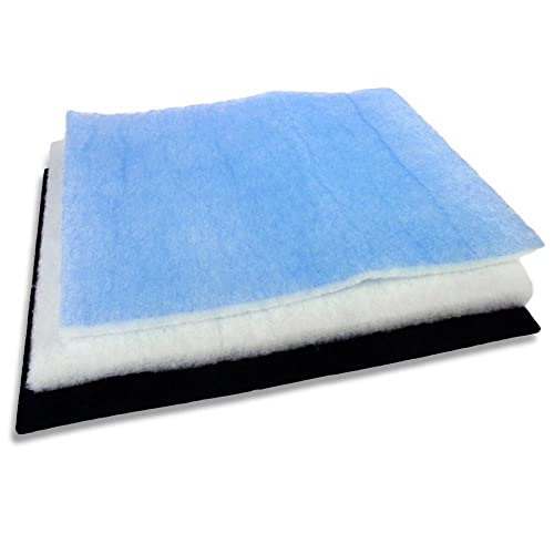 Universal Dunstfilter & Fettfilter für Dunstabzugshauben | Individuell zuschneidbare Filterplatte | Flachfilter Top Filterqualität Made in Germany Öko-Tex zertifiziert (1 Filter)