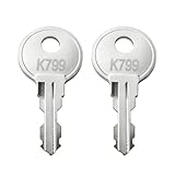 K799 Tool Chests Keys for Weather Guard Cabinet Lock, Pre-Cut Replacement Toolbox Keys for Weather Guard Truck Tool Box (2 PCS)